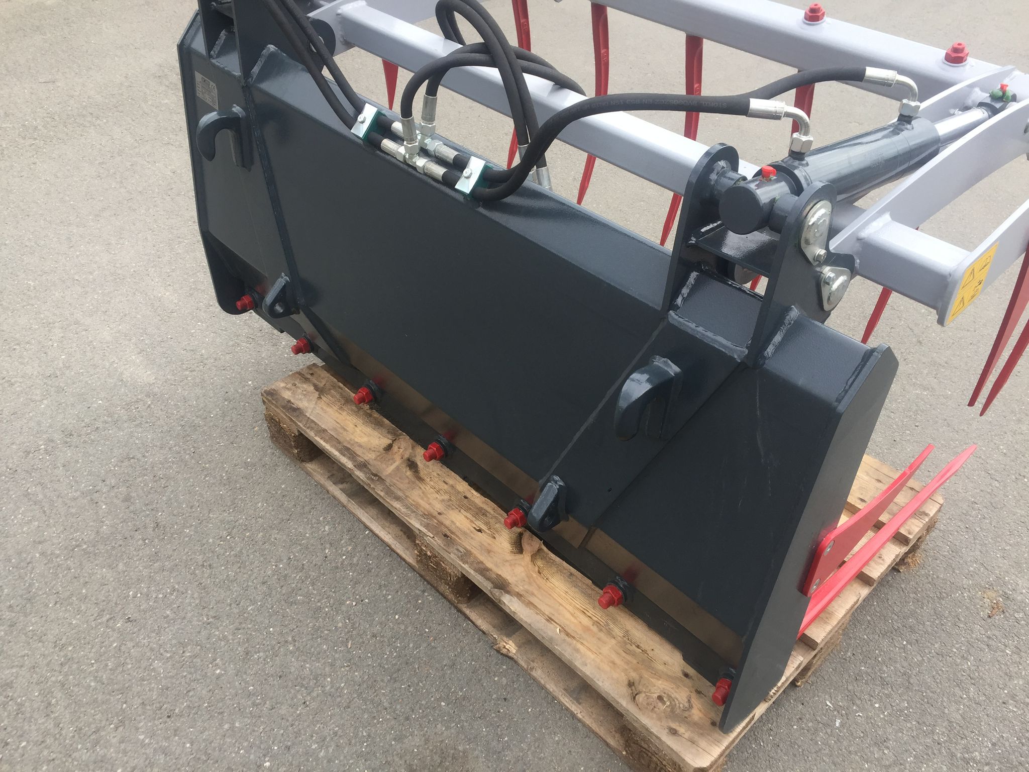 Krokodilgebiss-Sonarol 1,5m Euroaufnahme Mistzange Traktor Frontlader Hoflader